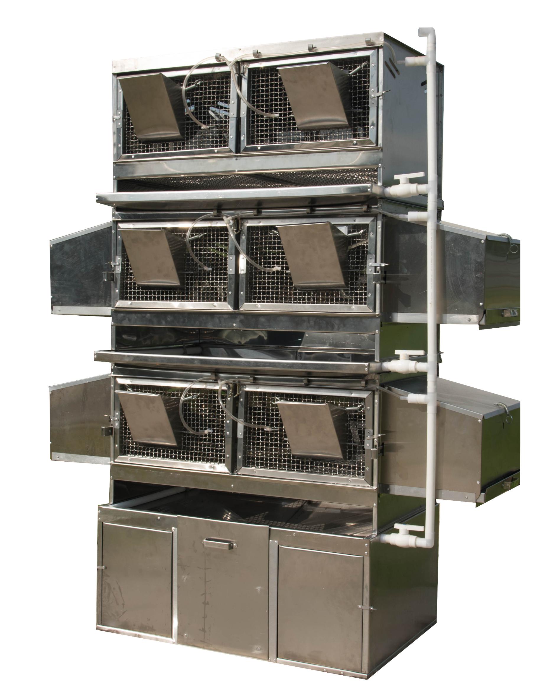 Клетка для кроликов "Профессионал Элит" 95-КМ-3 Премиум. Фото 2 Клетка для кроликов "Профессионал Элит" 95-КМ-3 Премиум. Фото 2