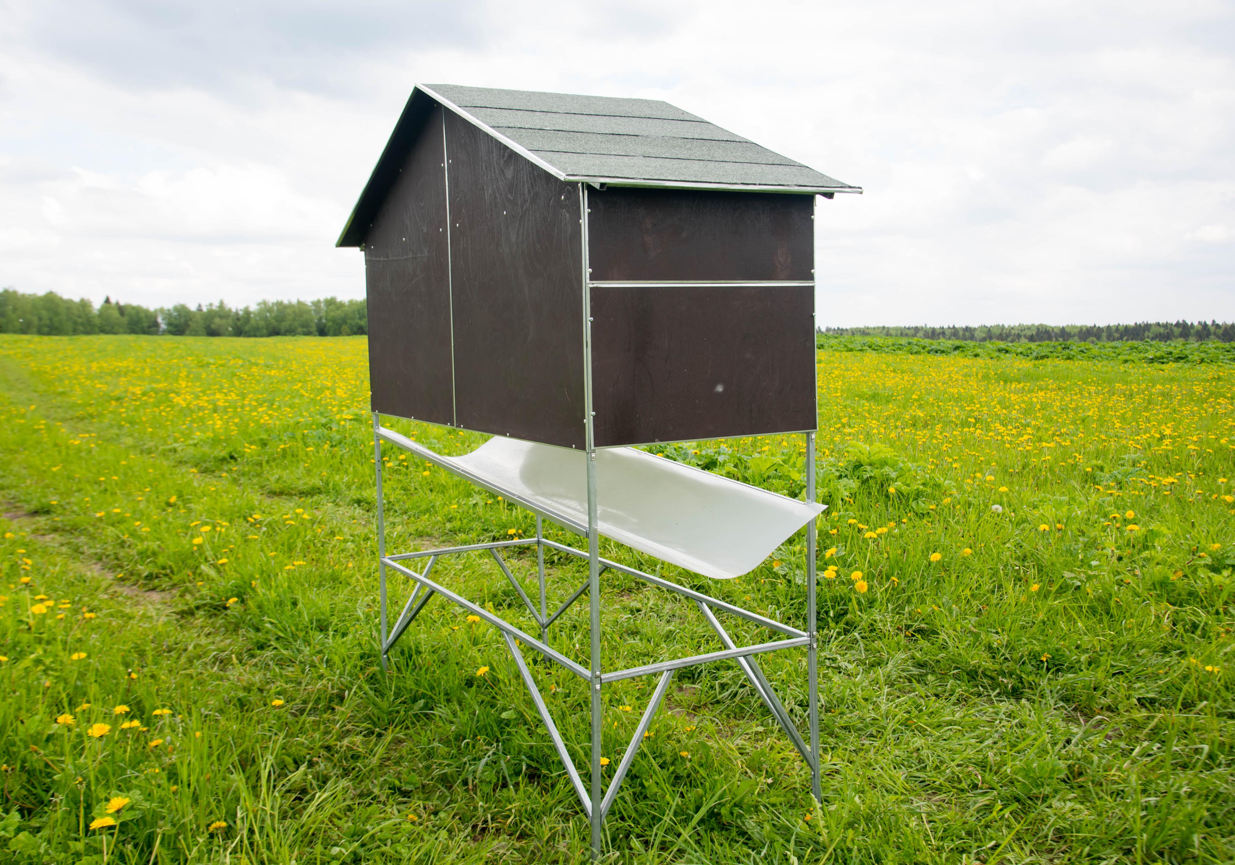 Уличный домик для кроликов "Фаворит" КР2-О-О. Фото 4 Уличный домик для кроликов "Фаворит" КР2-О-О. Фото 4