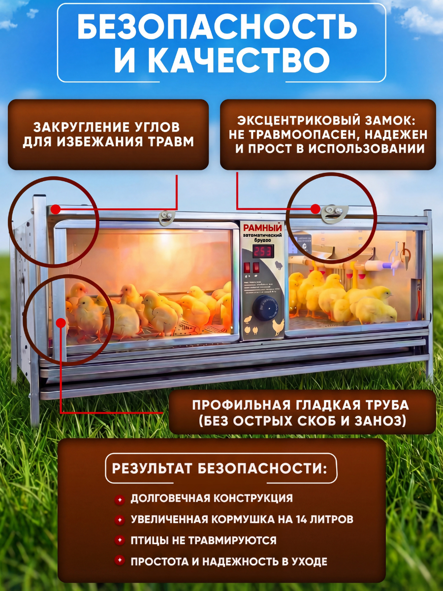 Рамный автоматический брудер 0713 Престиж. Фото 2