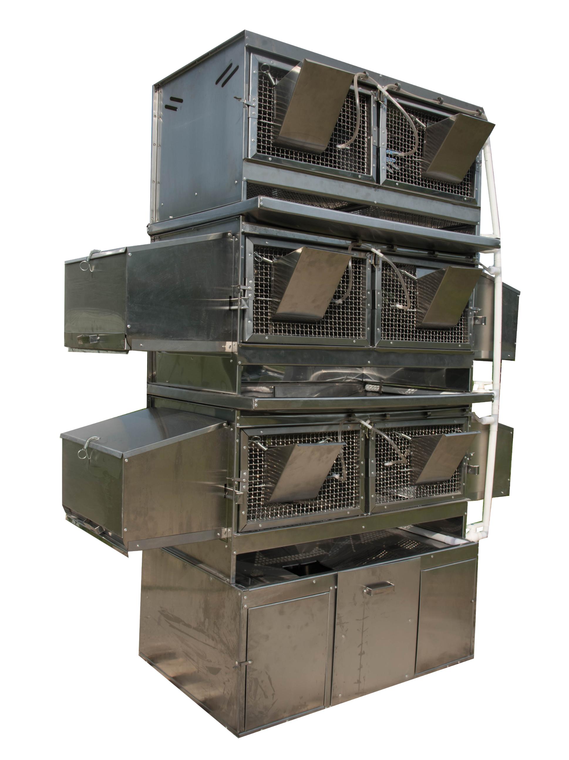 Клетка для кроликов "Профессионал Элит" 95-КМ-3 Премиум. Фото 1 Клетка для кроликов "Профессионал Элит" 95-КМ-3 Премиум. Фото 1