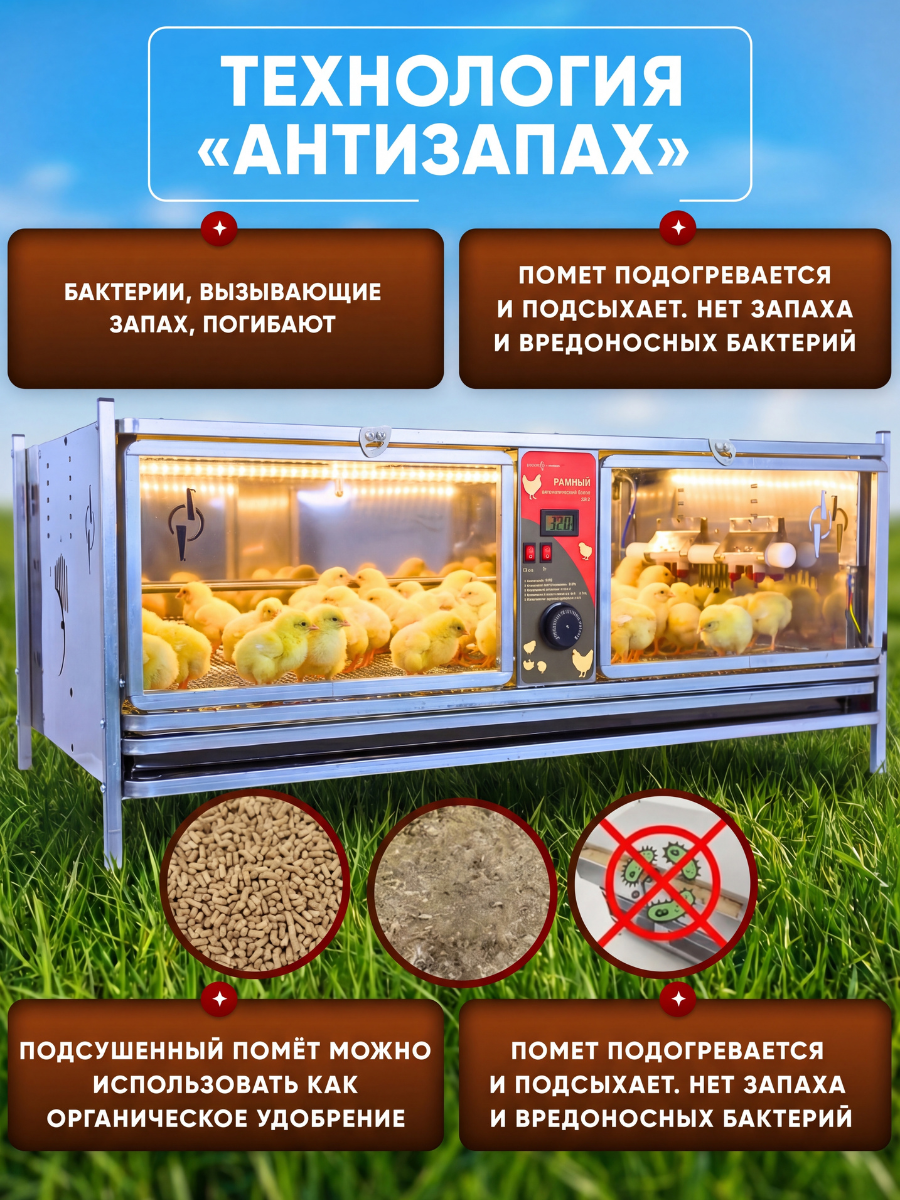 Рамный автоматический брудер 0714 Премиум. Фото 6