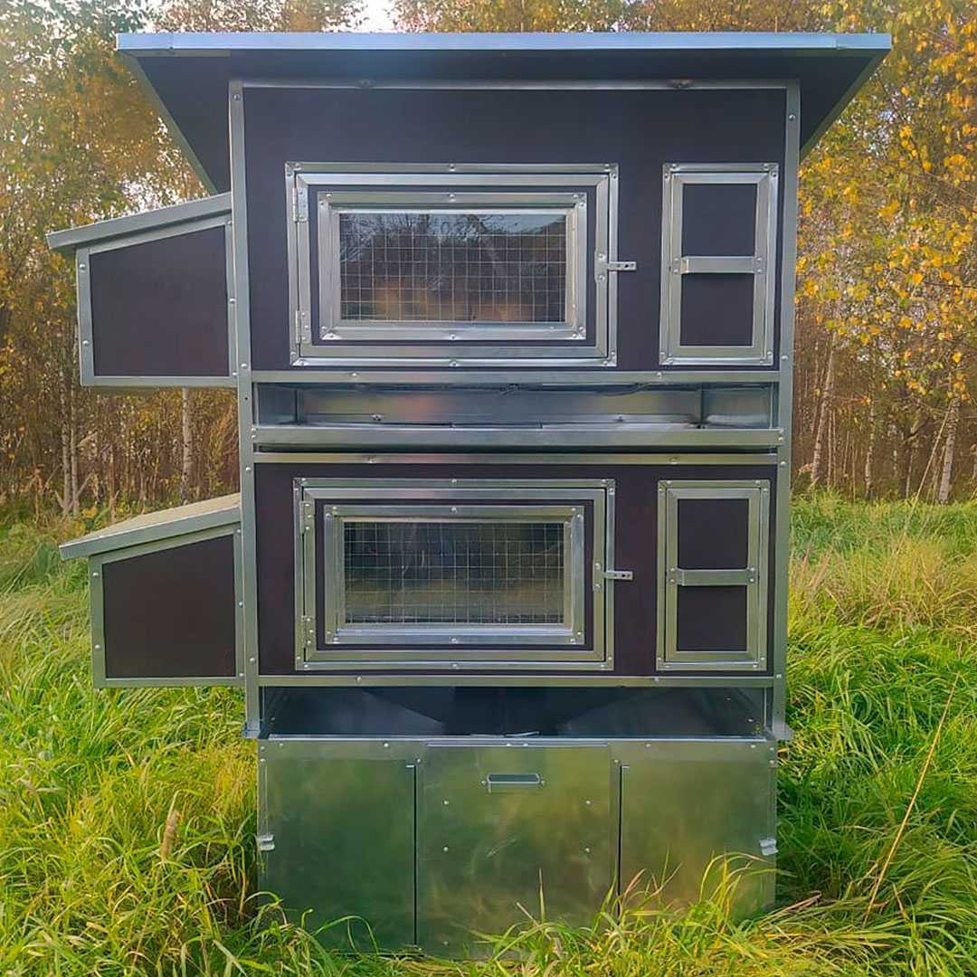 Утепленный отапливаемый крольчатник "Бестселлер" М-12 Элит. Фото 1 Утепленный отапливаемый крольчатник "Бестселлер" М-12 Элит. Фото 1