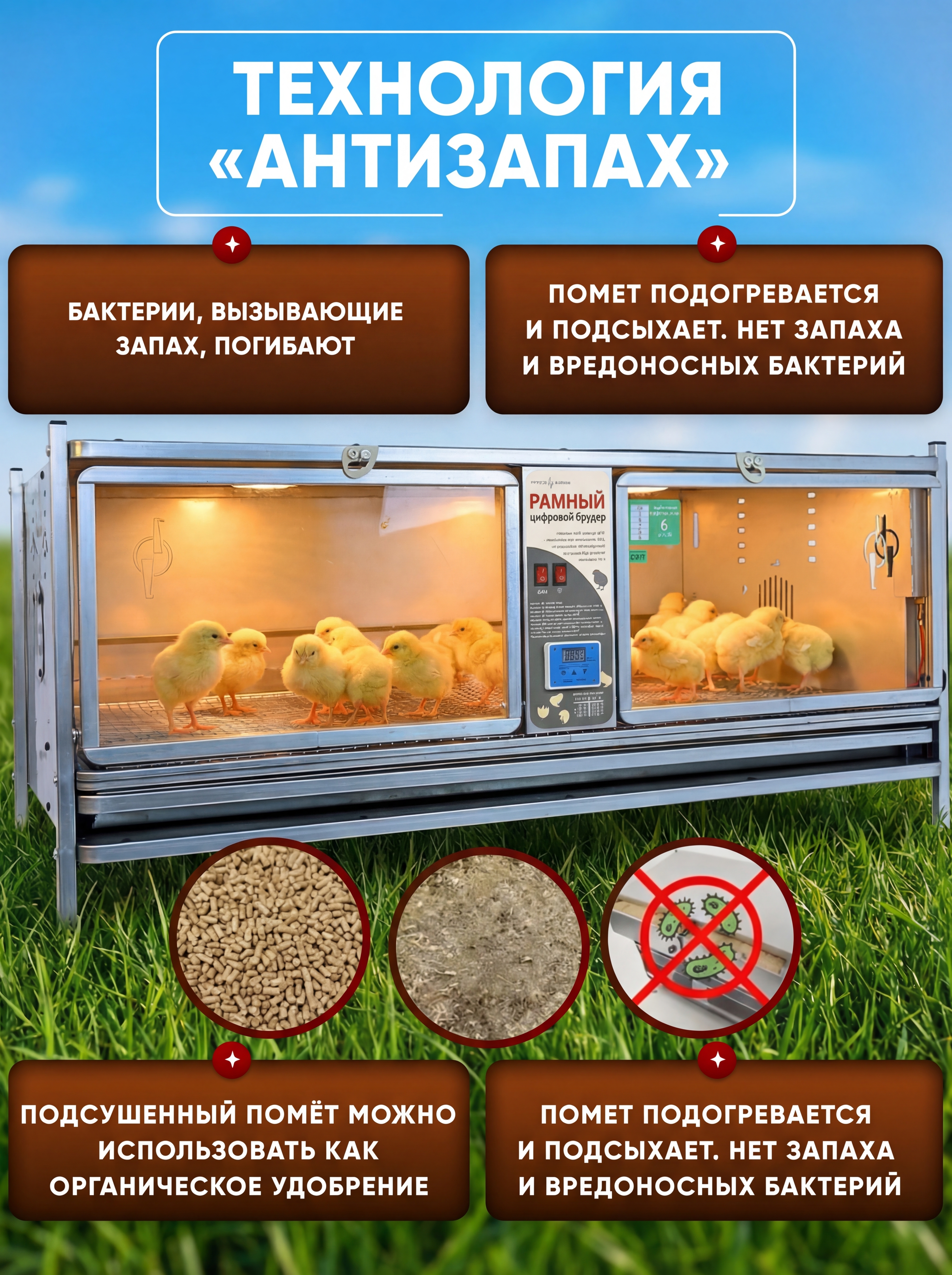 Рамный цифровой брудер 0716 Престиж. Фото 5