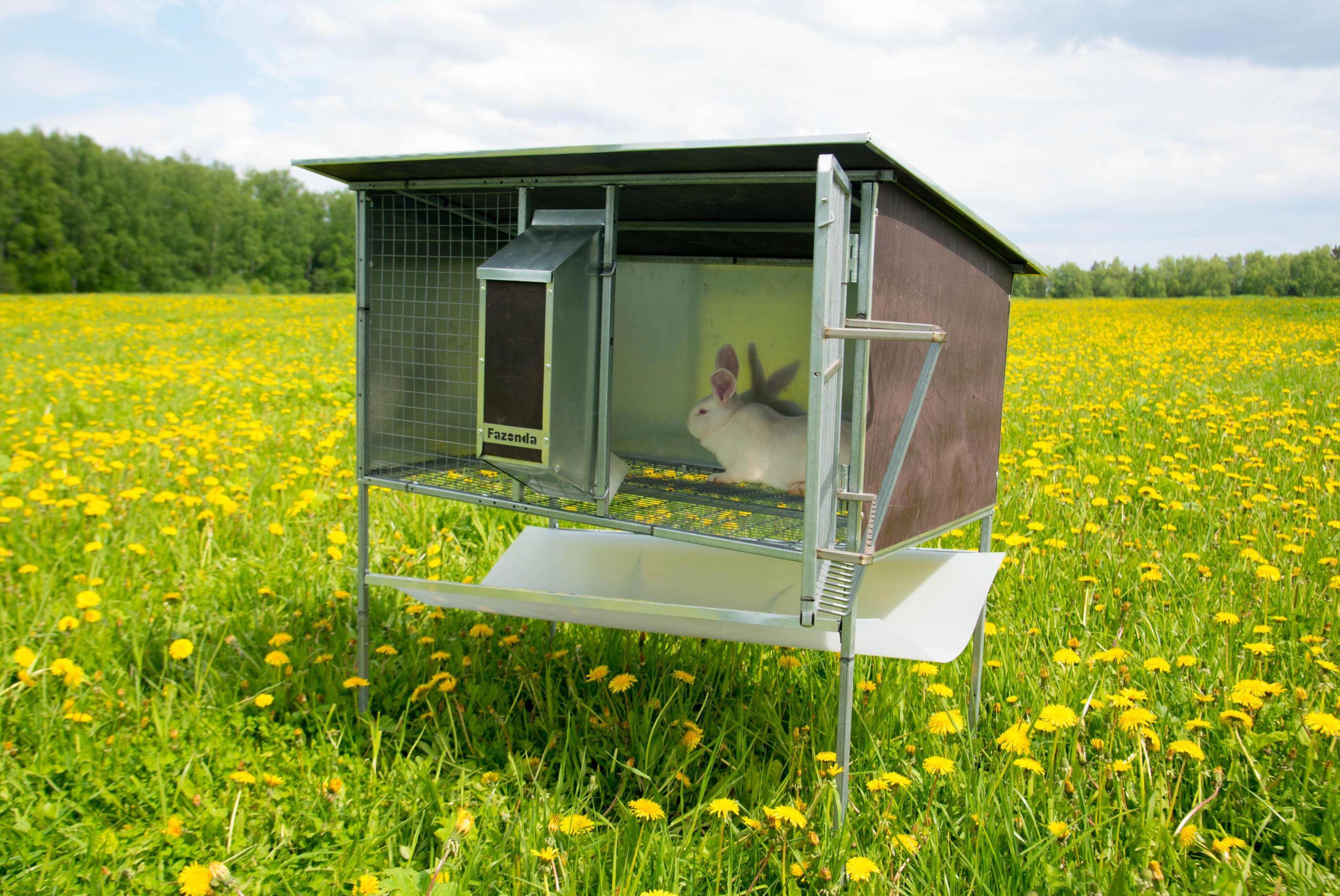 Уличный домик для кроликов "Фазенда" КО-2. Фото 7 Уличный домик для кроликов "Фазенда" КО-2. Фото 7