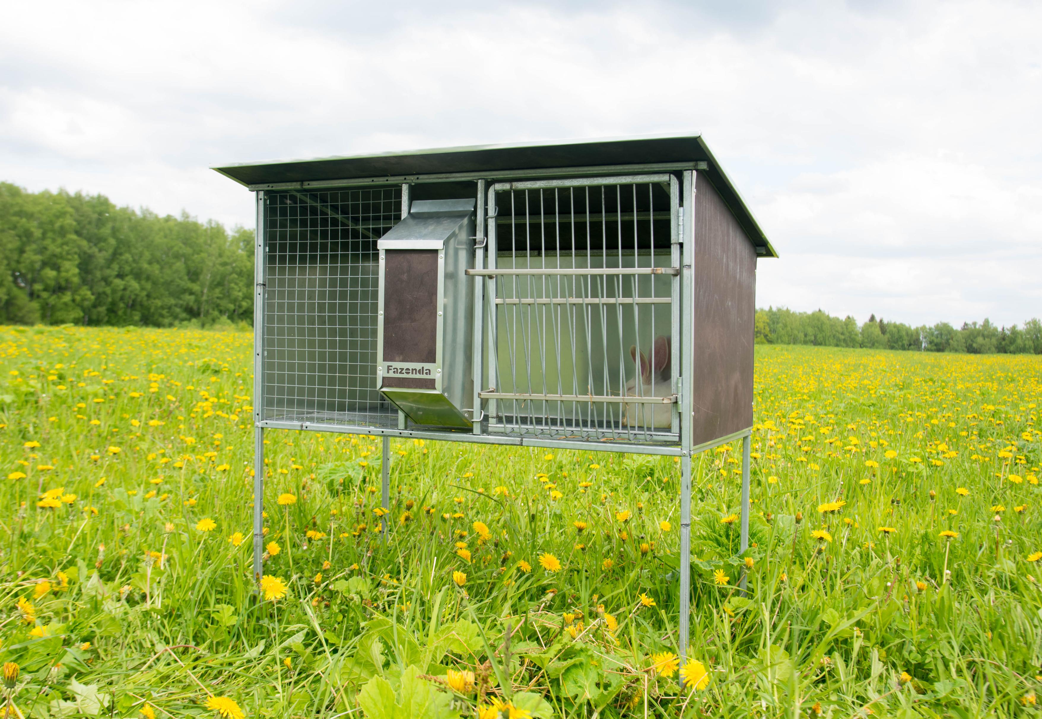 Уличный домик для кроликов "Фазенда" КО-2. Фото 6 Уличный домик для кроликов "Фазенда" КО-2. Фото 6