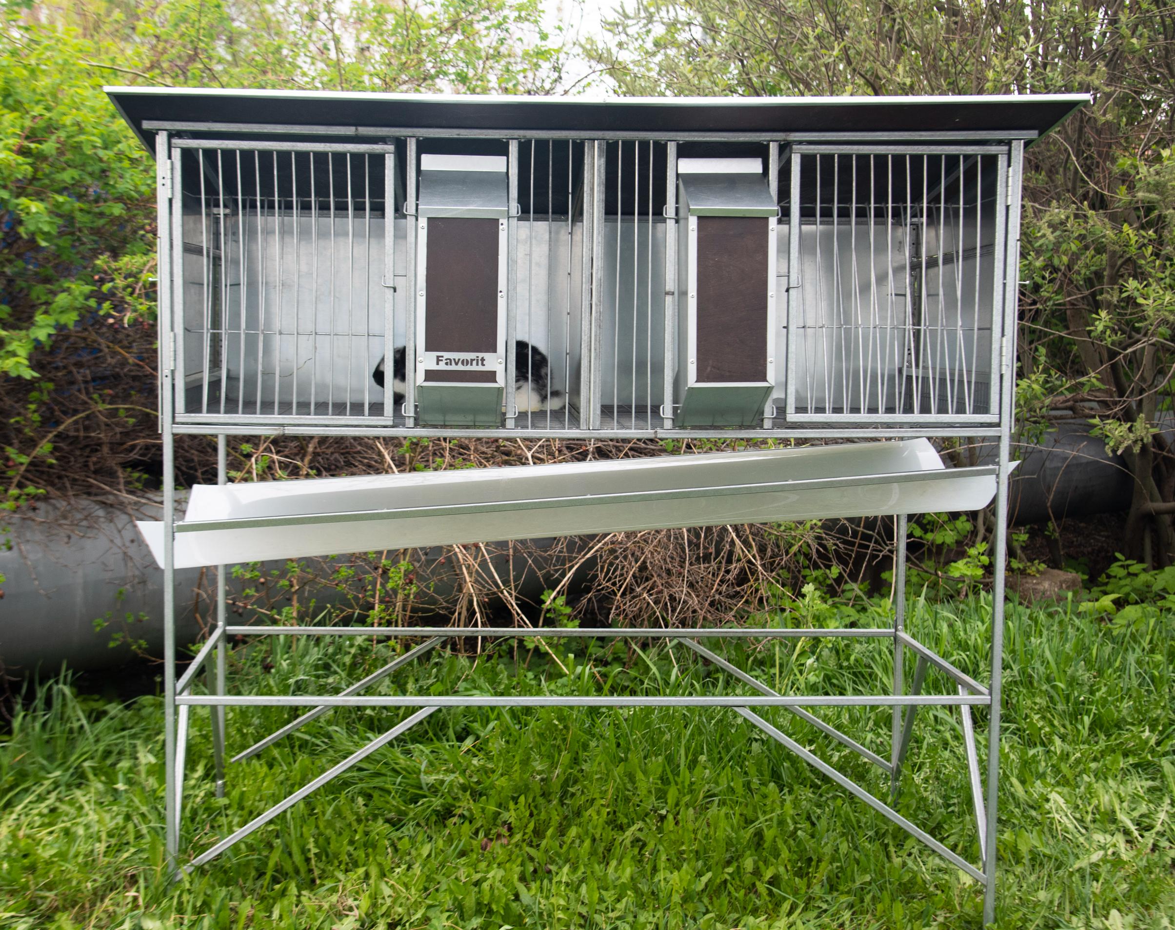 Уличный домик для кроликов "Фаворит" КР1-О-О. Фото 1 Уличный домик для кроликов "Фаворит" КР1-О-О. Фото 1