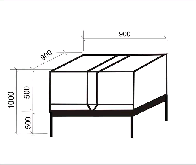 Клетка для кроликов 2-1. Фото 1 Клетка для кроликов 2-1. Фото 1