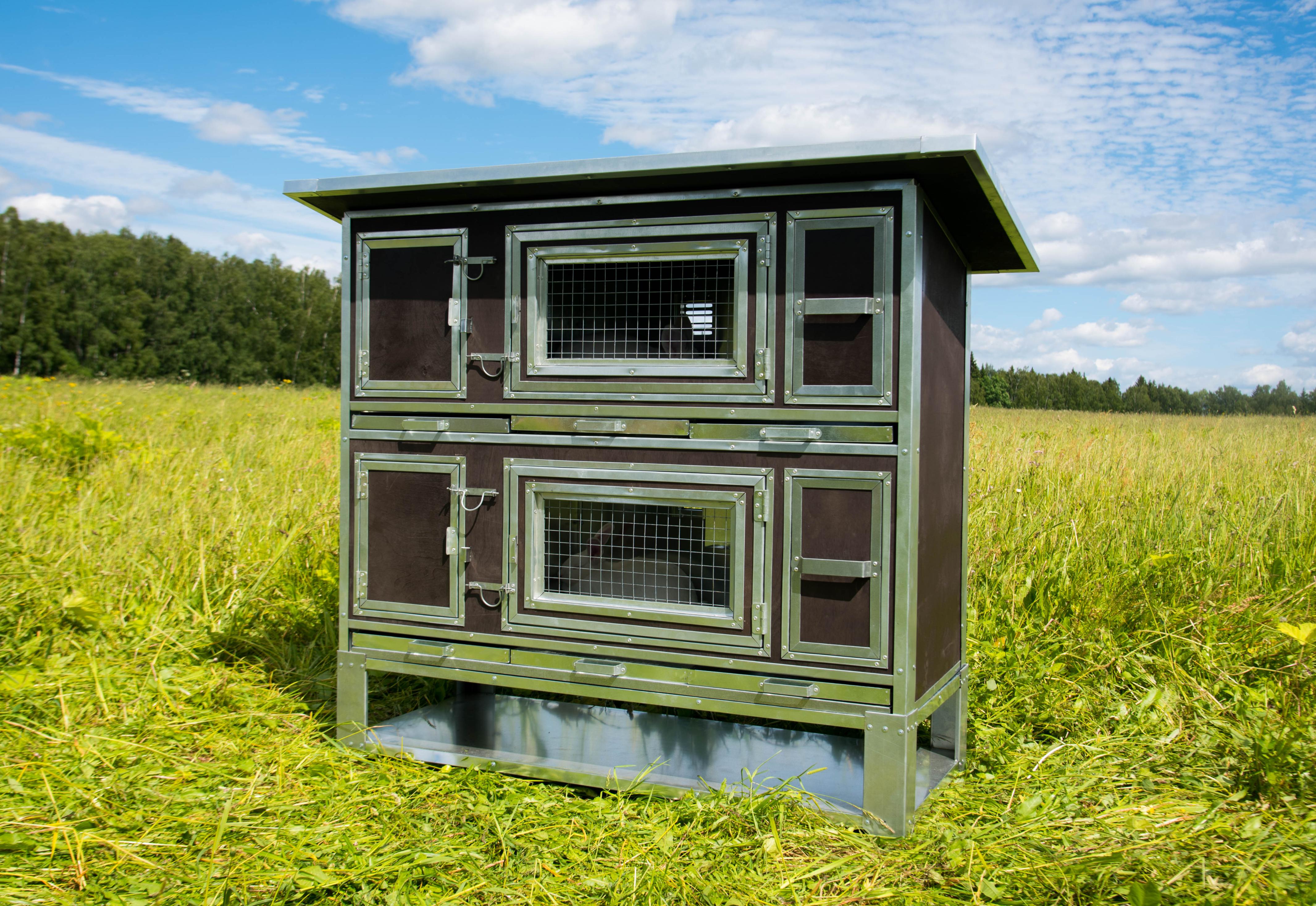 Утепленный отапливаемый крольчатник "Бестселлер" М-12. Фото 9