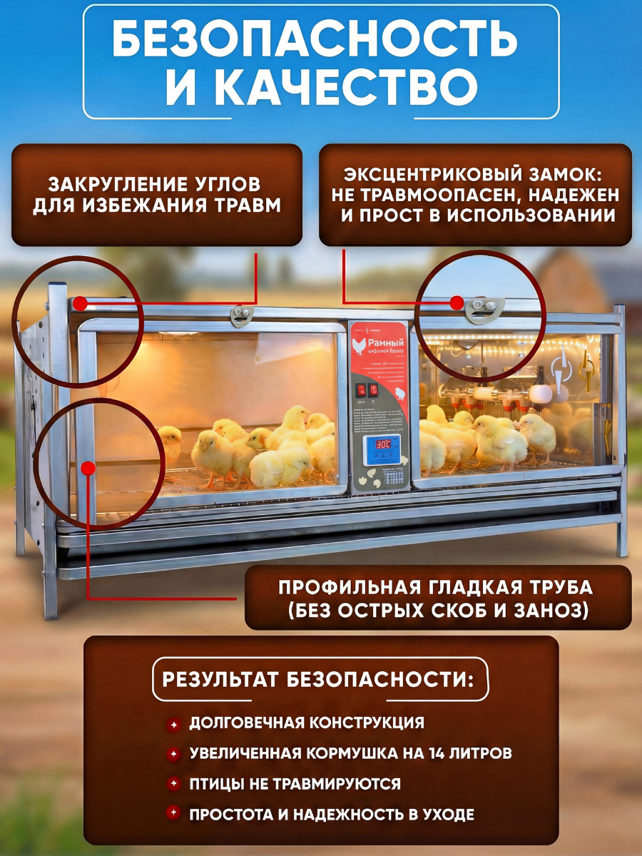 Рамный цифровой брудер 0717 Премиум. Фото 9