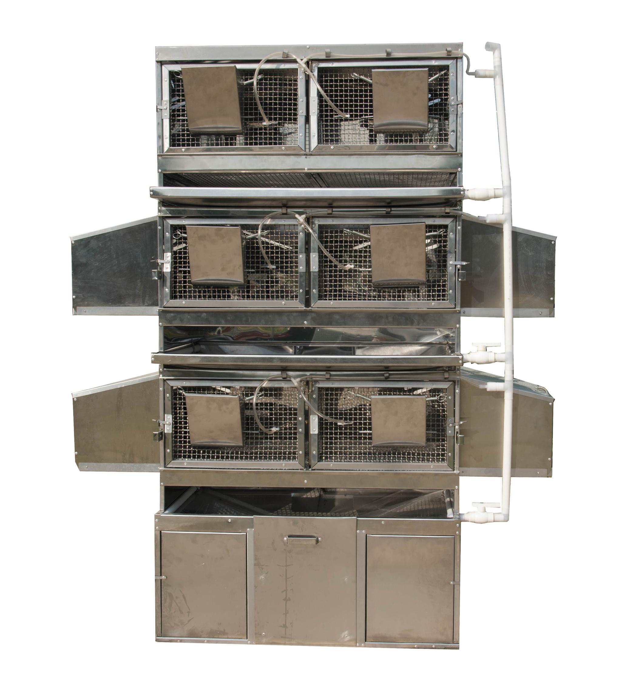 Клетка для кроликов "Профессионал Элит" 95-КМ-3 Премиум. Фото 3 Клетка для кроликов "Профессионал Элит" 95-КМ-3 Премиум. Фото 3