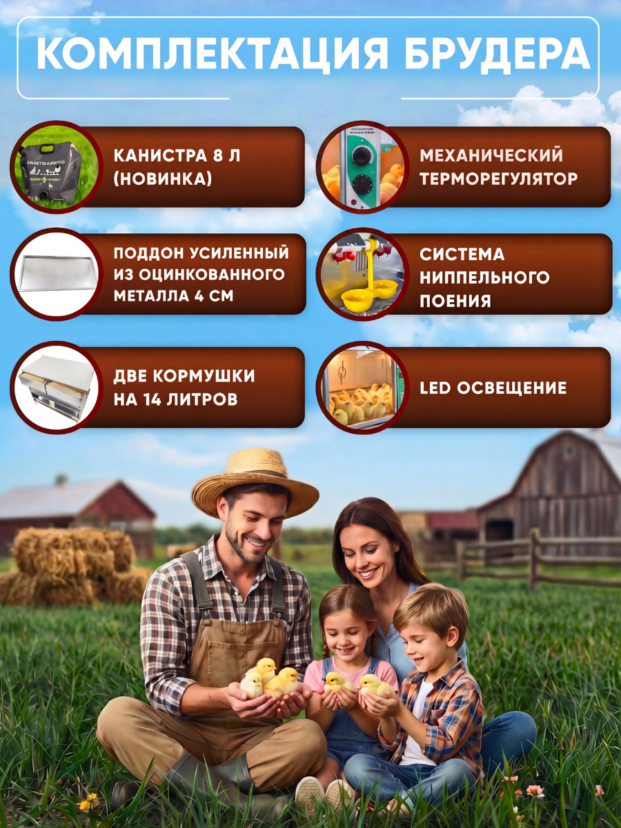 Рамный автоматический брудер 0712 Стандарт. Фото 1