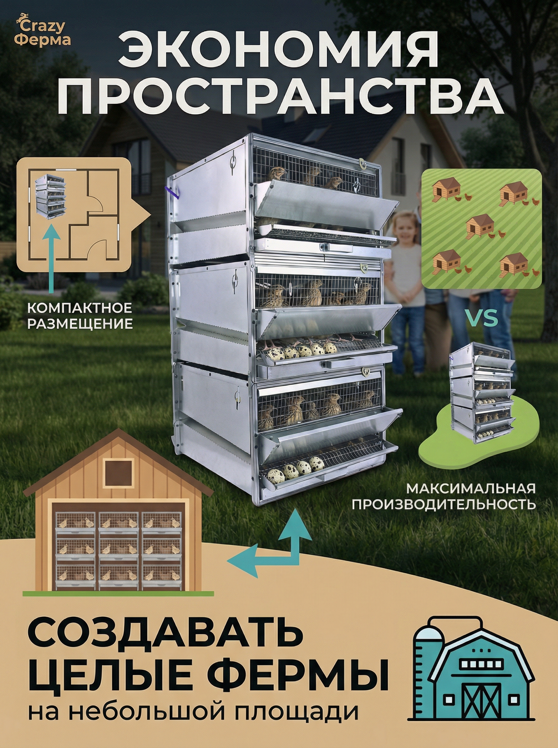 Рамная клетка для перепелов на 120 голов . Фото 12 Рамная клетка для перепелов на 120 голов . Фото 12