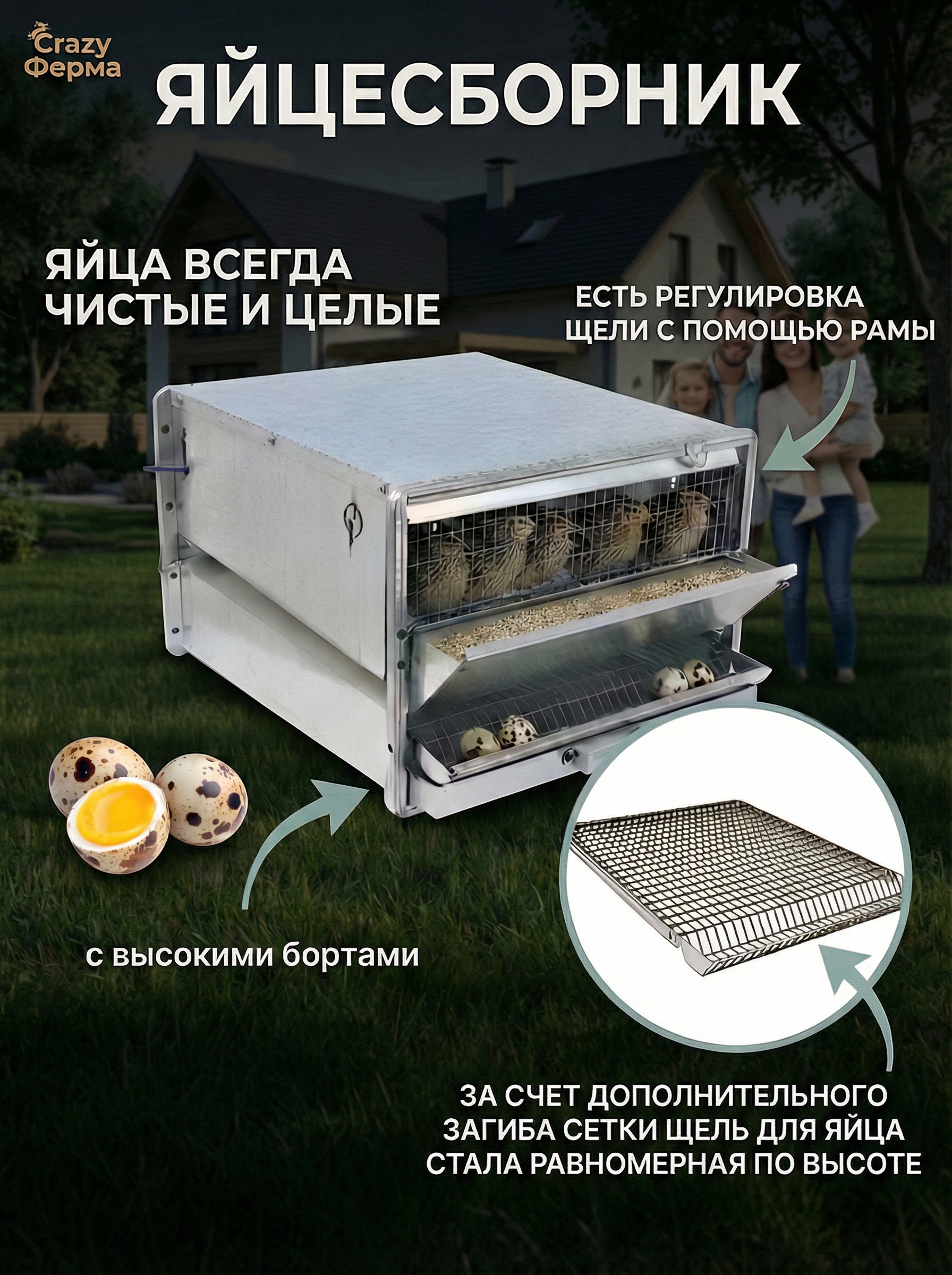 Рамная клетка для перепелов на 60 голов. Фото 5 Рамная клетка для перепелов на 60 голов. Фото 5