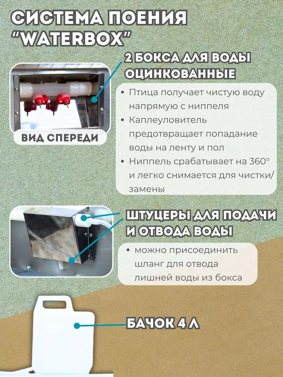 Клетка для перепелов "Люкс-металл" на 55 голов "МультиПро". Фото 3