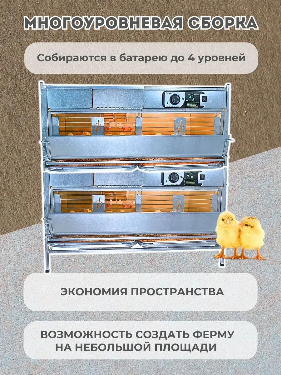 Брудер для цыплят автоматический "Рост А100". Фото 3