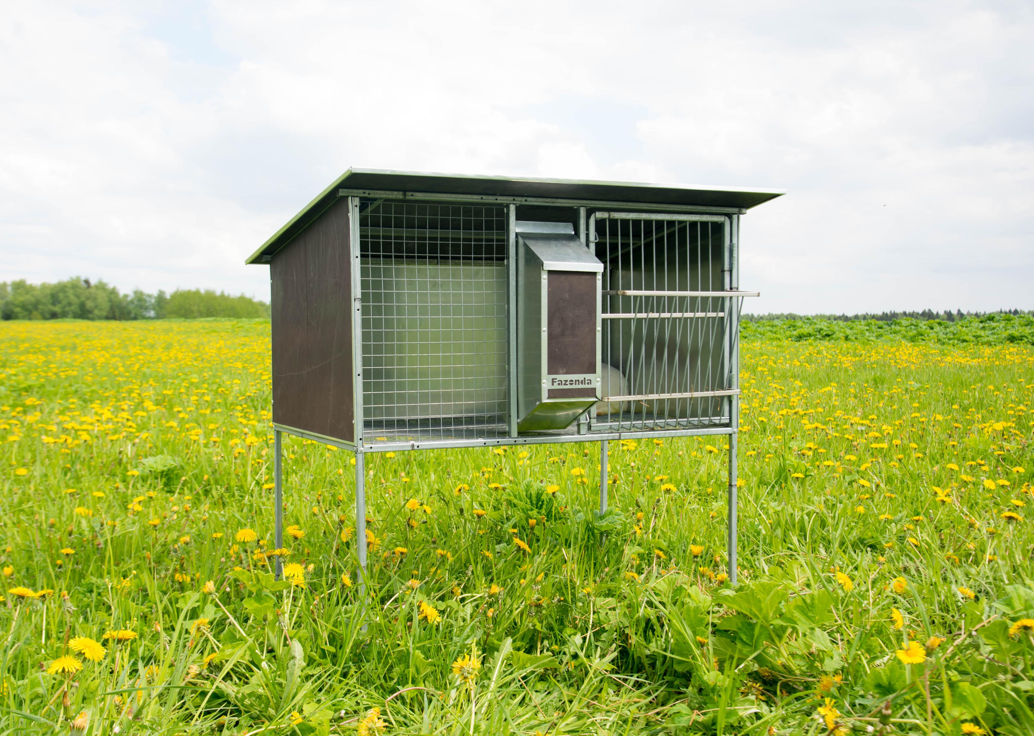 Уличный домик для кроликов "Фазенда" КО-2. Фото 5 Уличный домик для кроликов "Фазенда" КО-2. Фото 5