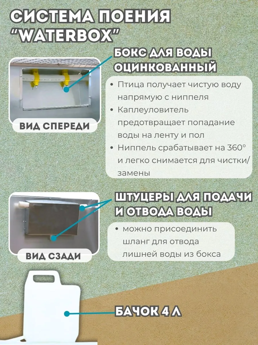 Клетка для кур-несушек "Практик-металл" 2-12 "МультиПро". Фото 3
