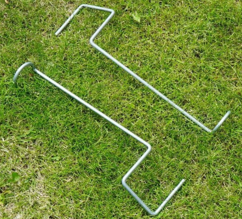 Скоба садовая для фиксации веток L-образная. Фото 2