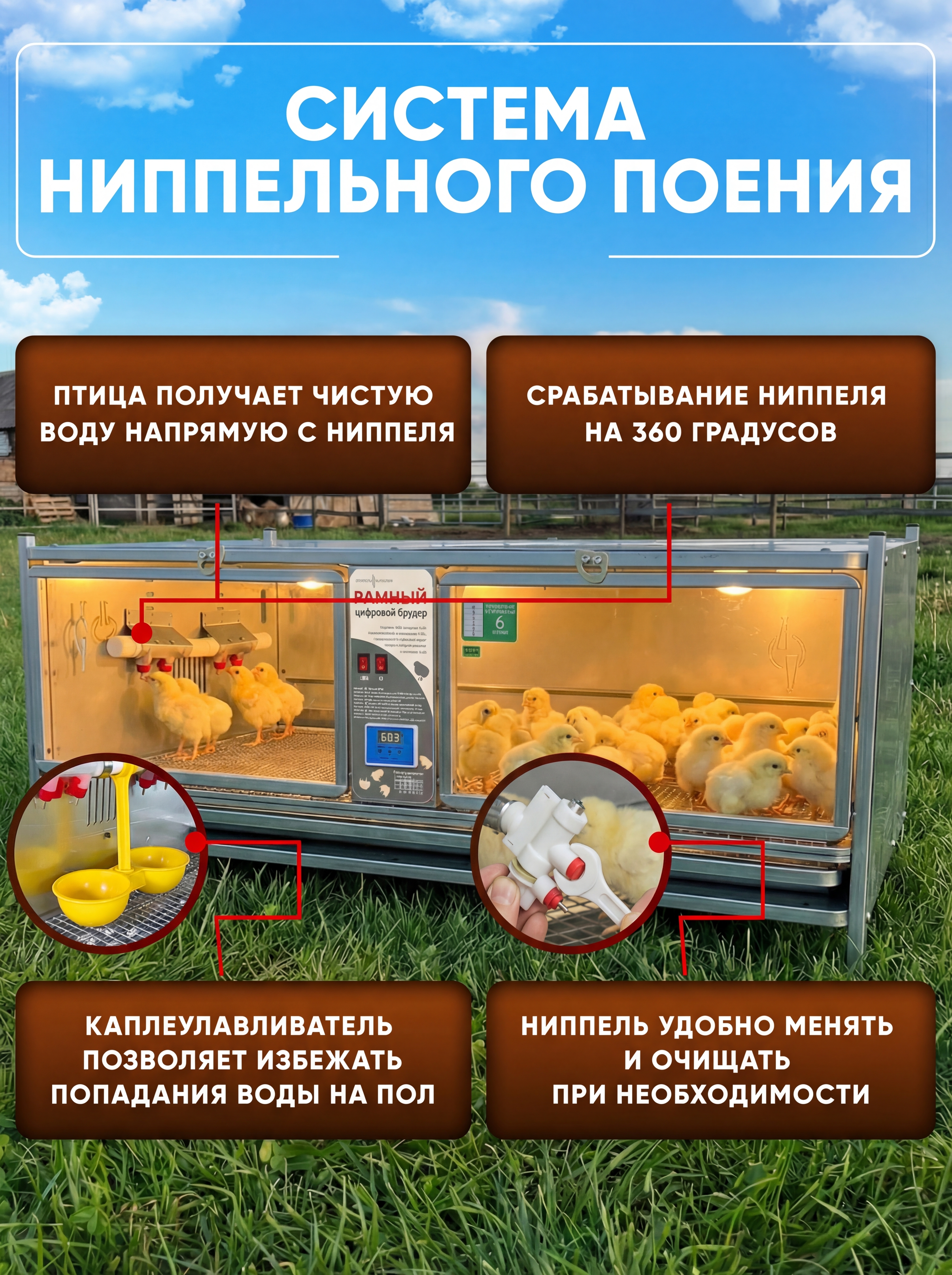 Рамный цифровой брудер 0716 Престиж. Фото 7