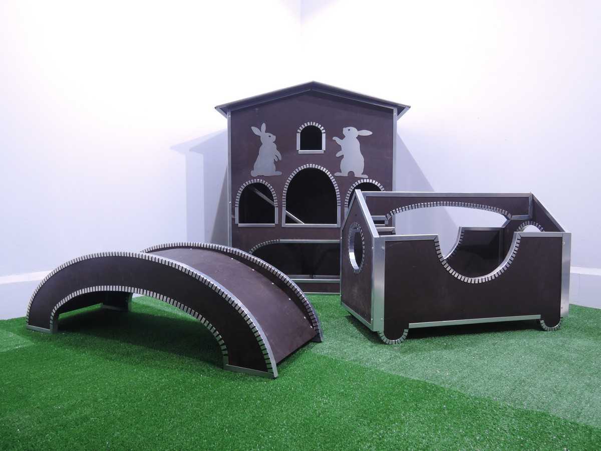 Комплект лазелок для декоративных кроликов из 4-х предметов. Фото 3