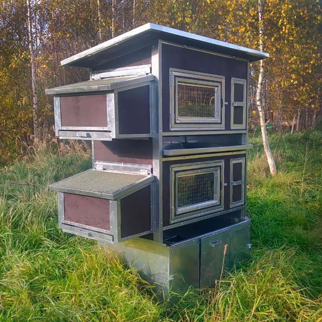 Утепленный отапливаемый крольчатник "Бестселлер" М-12 Элит. Фото 2 Утепленный отапливаемый крольчатник "Бестселлер" М-12 Элит. Фото 2