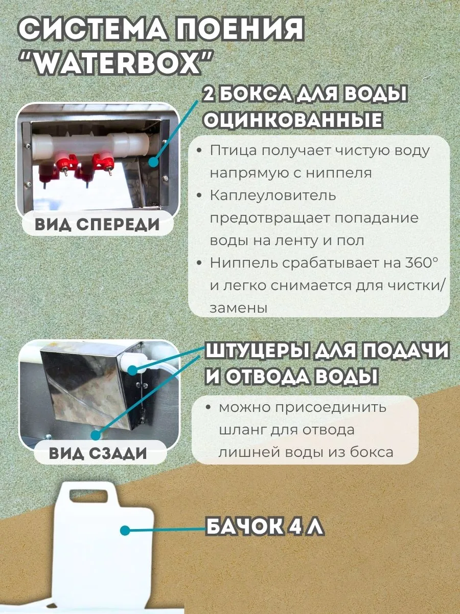 Клетка для перепелов "Практик-металл" на 110 голов "МультиПро". Фото 3