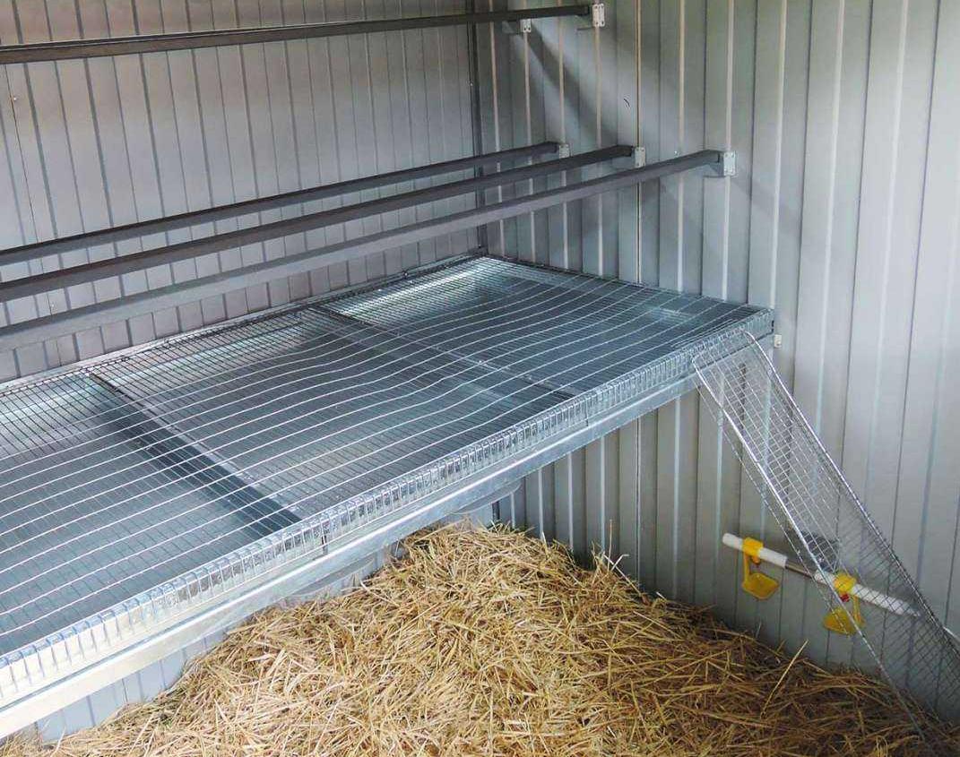 Утепленный курятник с обогревом на 45 голов "Теплоисухо" КН. Фото 4