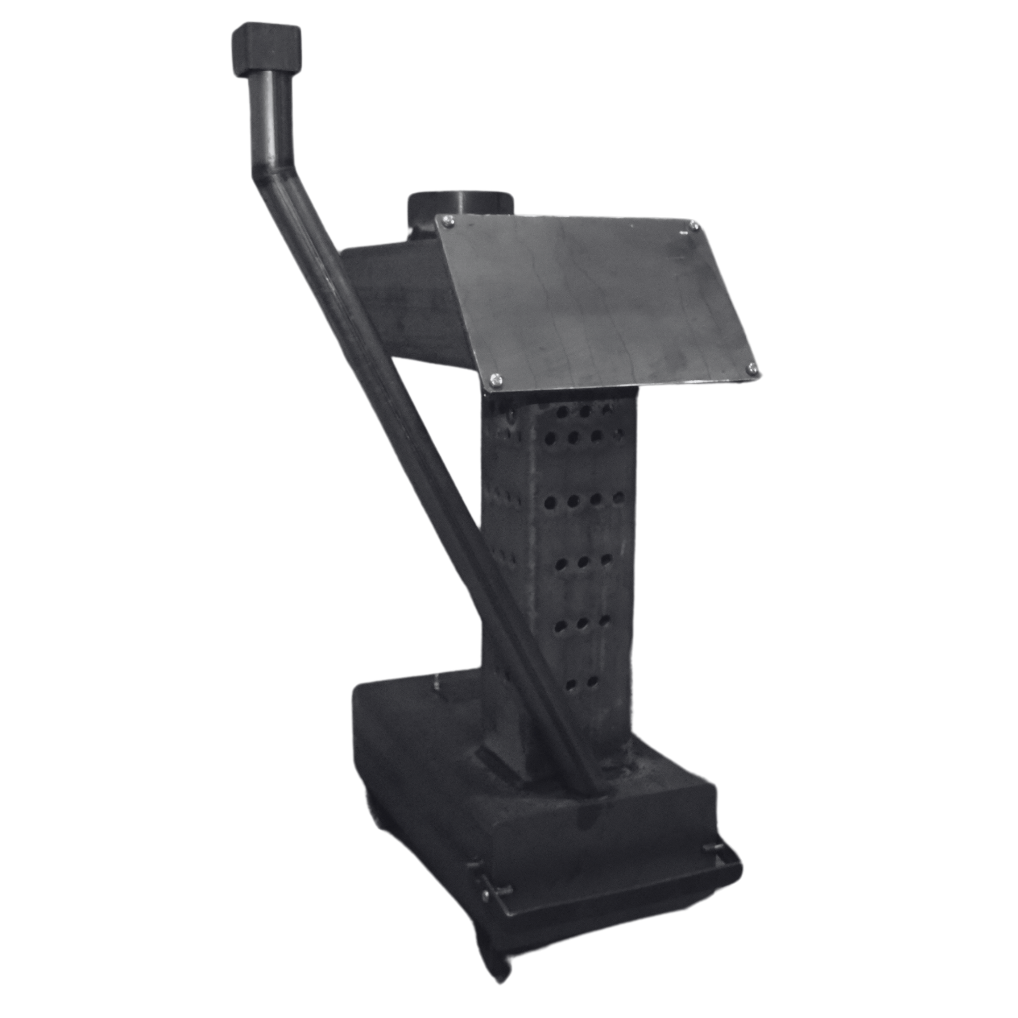 Печь отопительная  "Маслёнка" на отработке с набором труб. Фото 3