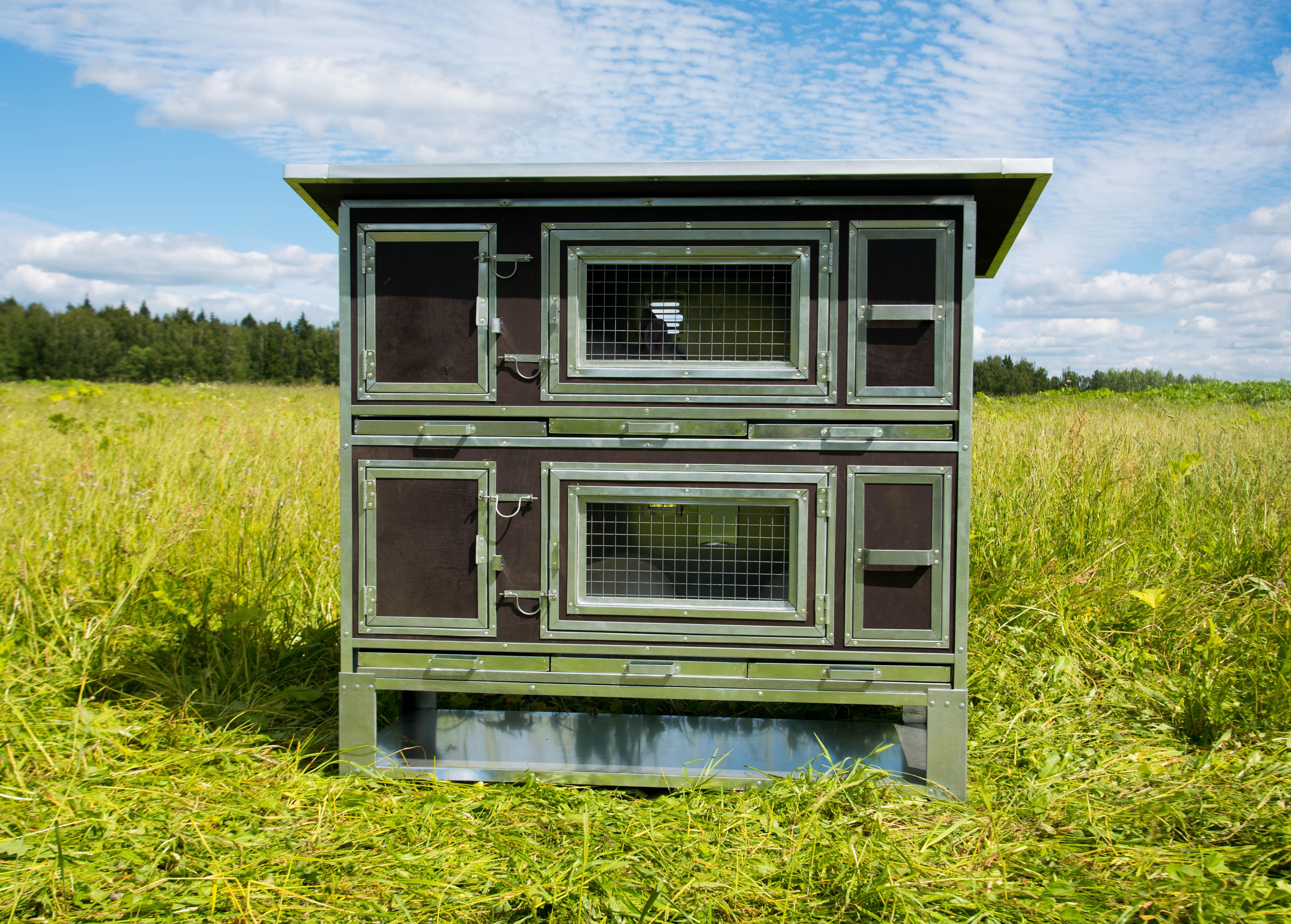 Утепленный отапливаемый крольчатник "Бестселлер" М-12. Фото 8