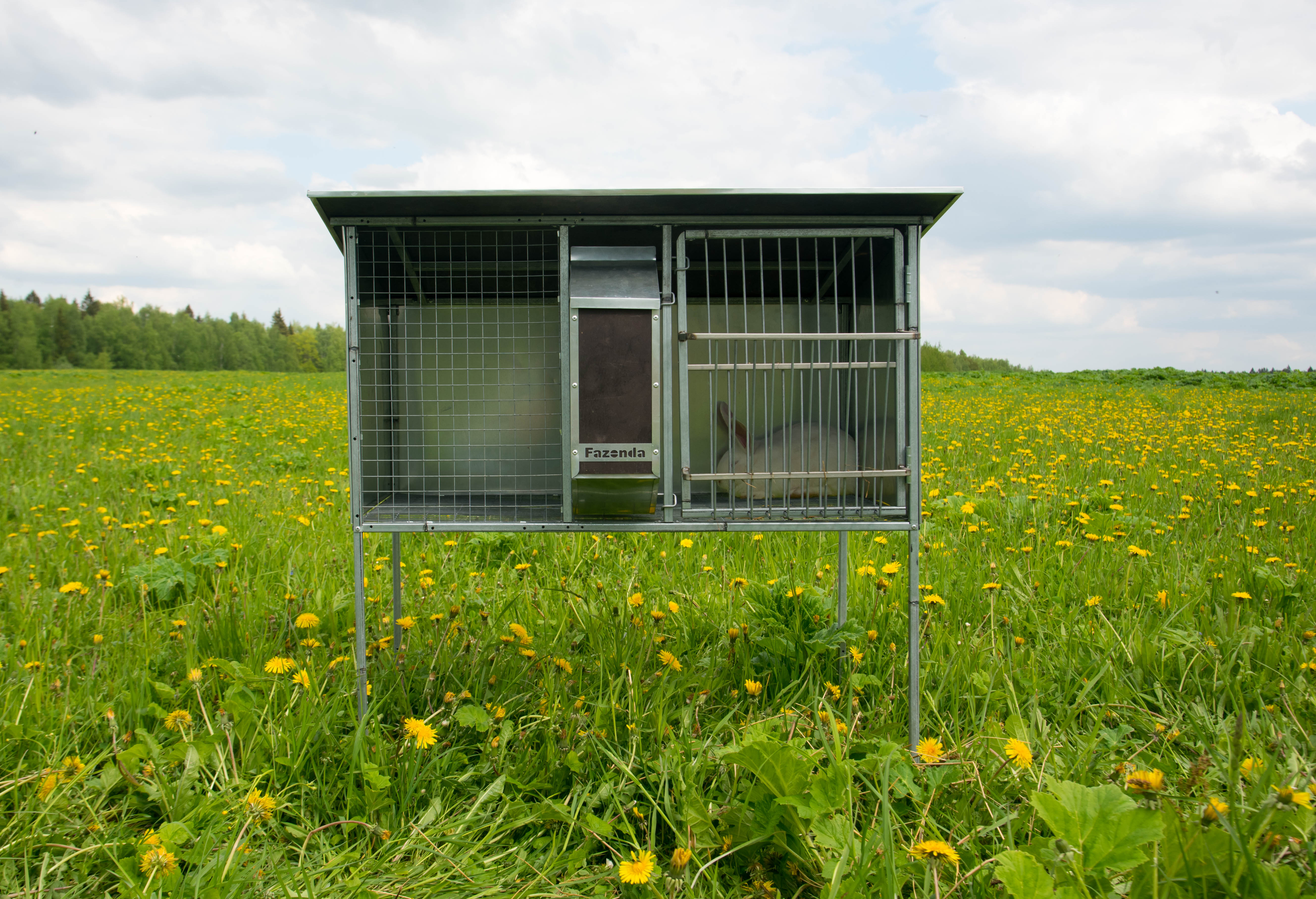 Уличный домик для кроликов "Фазенда" КО-2. Фото 9 Уличный домик для кроликов "Фазенда" КО-2. Фото 9