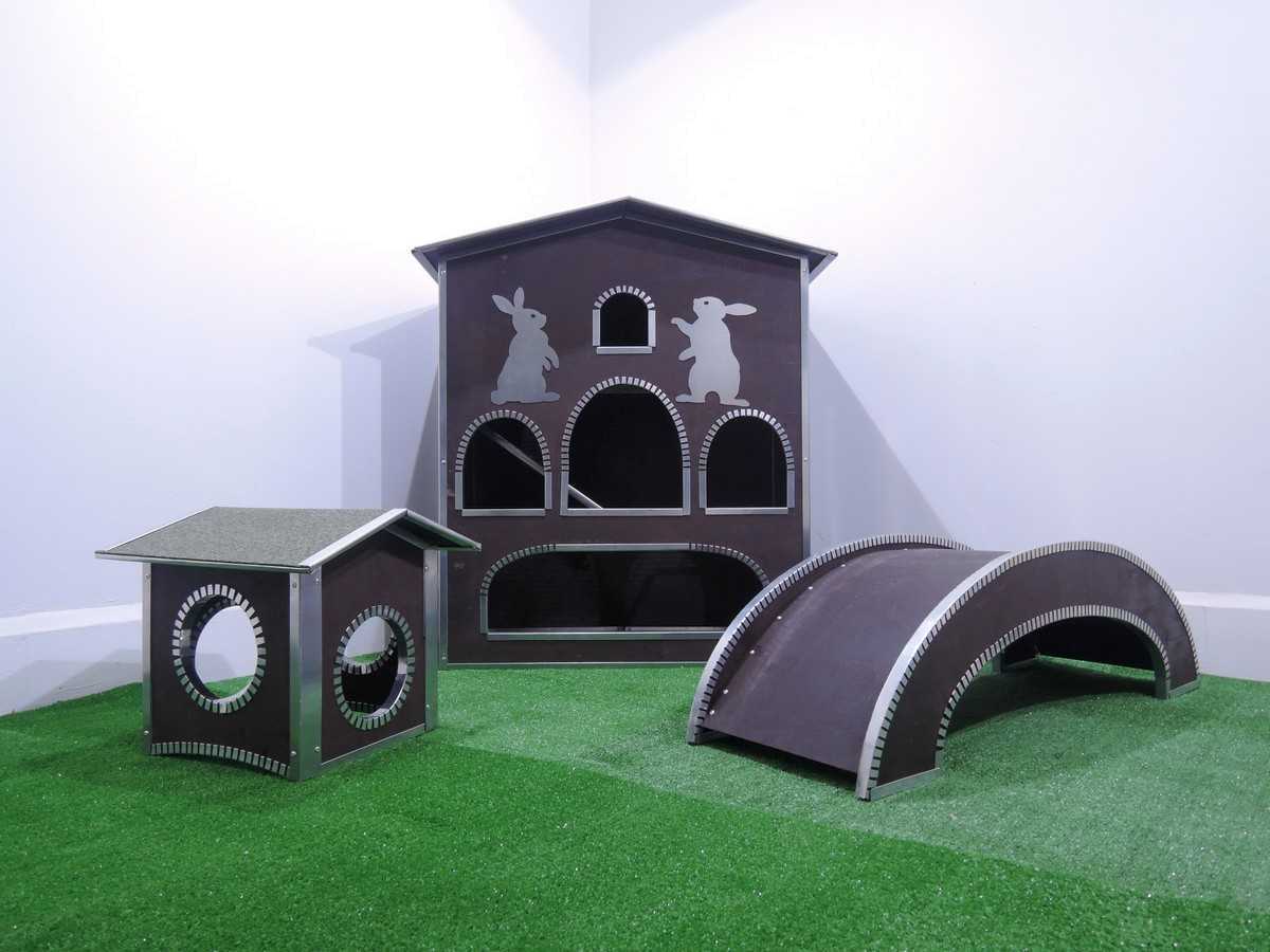 Комплект лазелок для декоративных кроликов из 4-х предметов. Фото 2