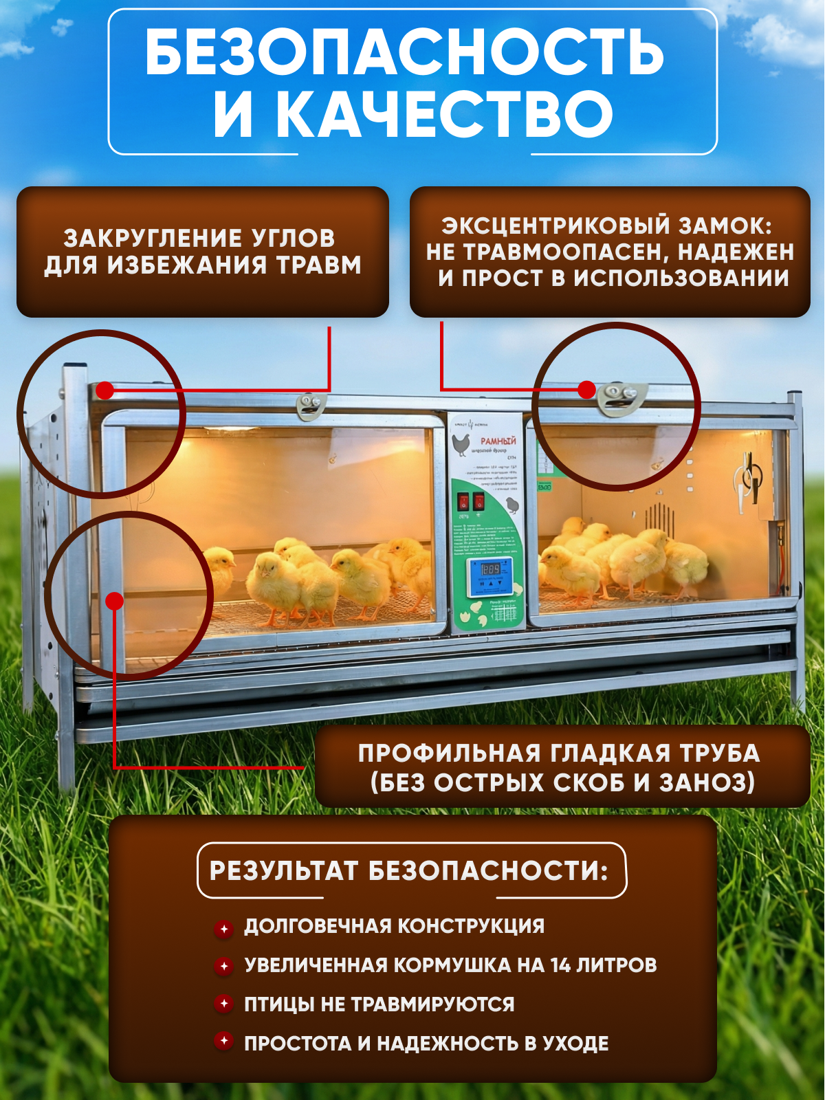 Рамный цифровой брудер 0715 Стандарт. Фото 2