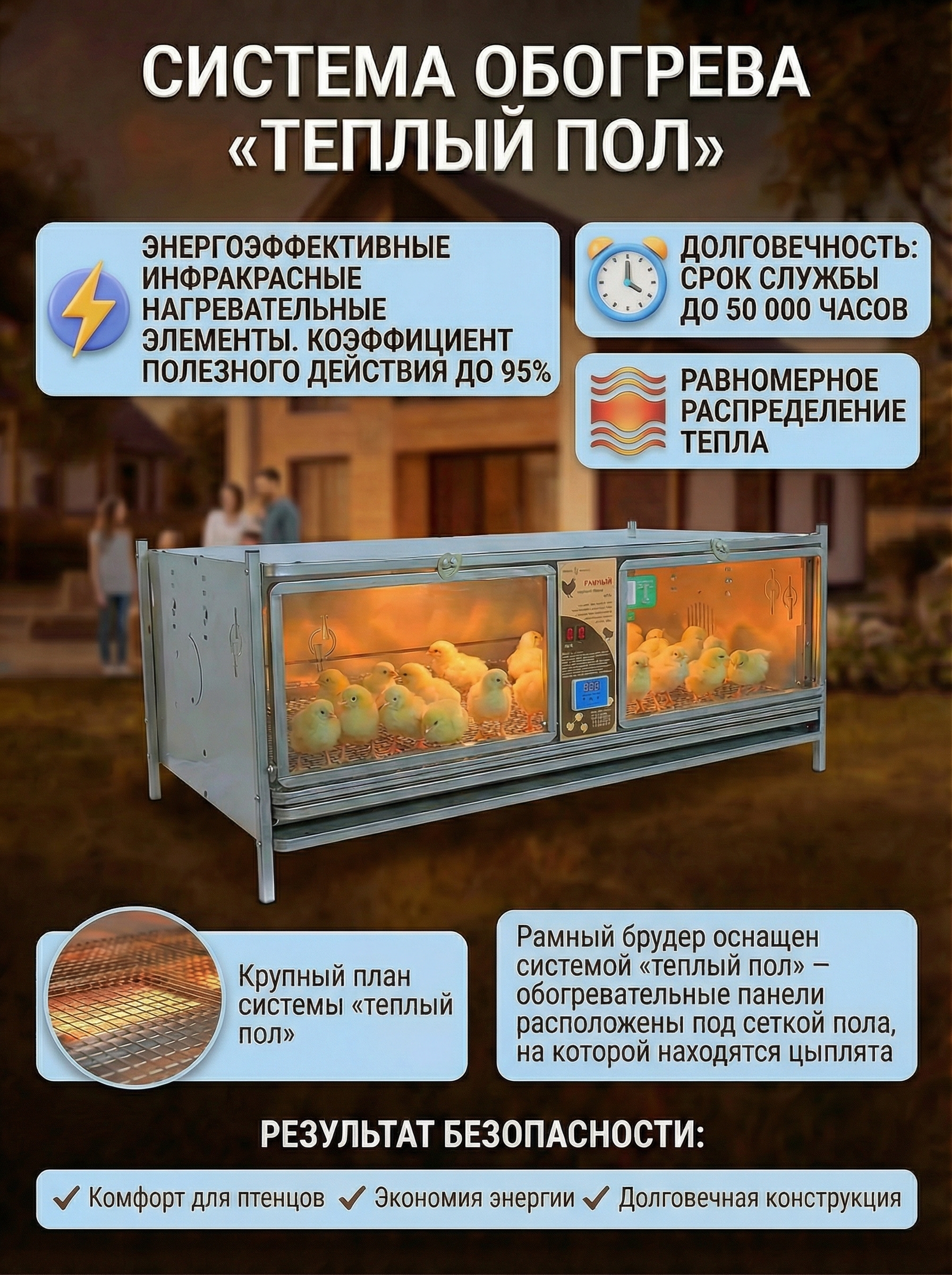 Рамный цифровой брудер 0716 Престиж. Фото 9 Рамный цифровой брудер 0716 Престиж. Фото 9