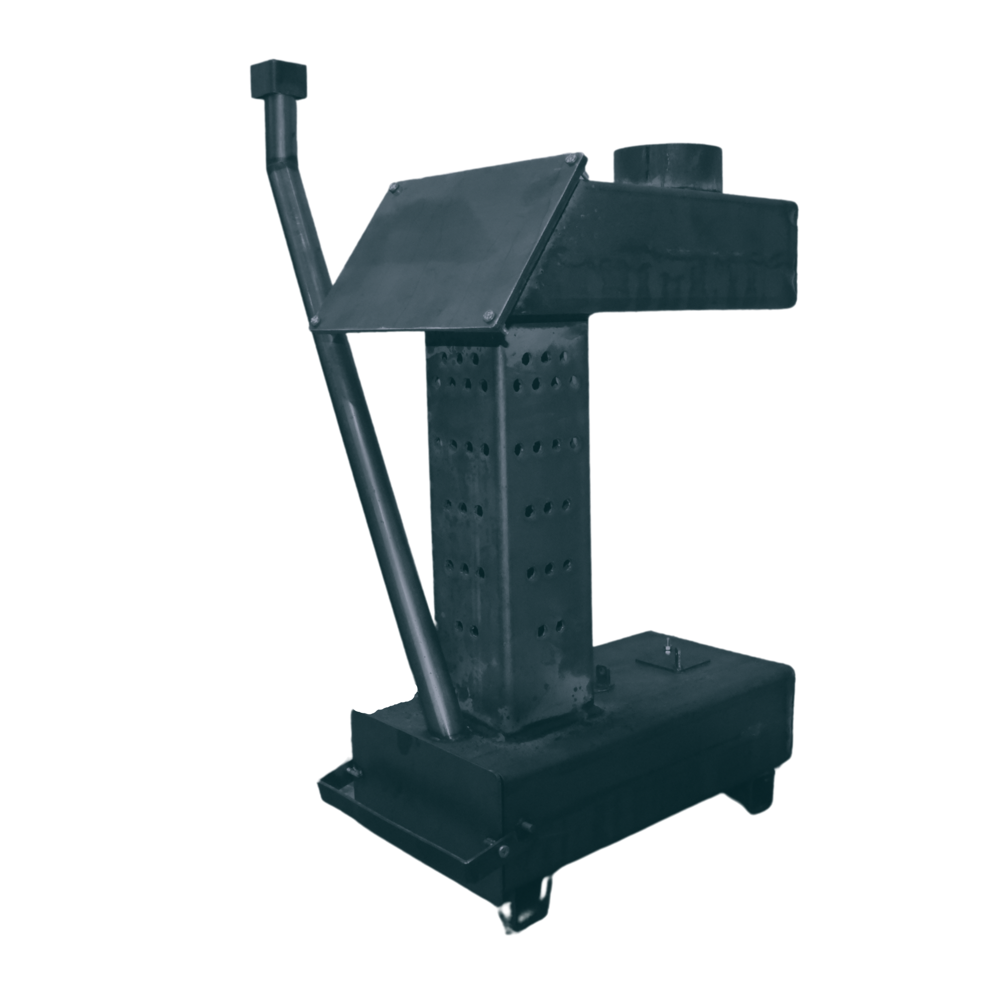 Печь отопительная  "Маслёнка" на отработке с набором труб. Фото 4