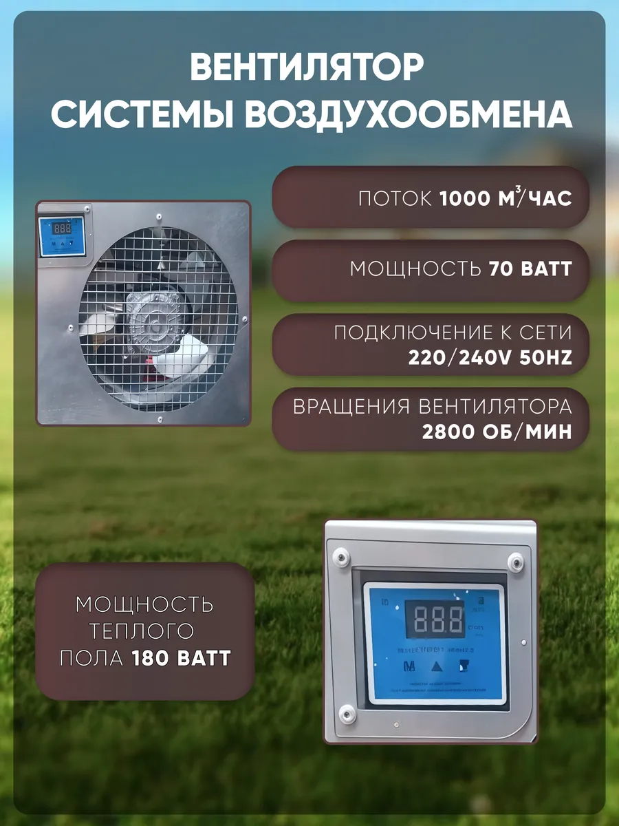 Шумопоглощающий утеплённый контейнер для генератора L T-Блок "Энерго" увеличенный  с  вентилятором 1000 м3/ч. Фото 4