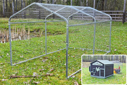 Домики и выгулы для с/х птиц